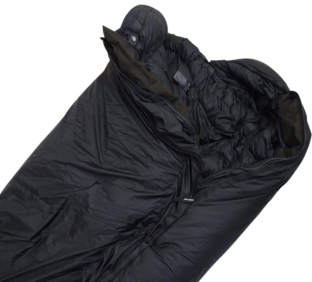 bundeswehr schlafsack komfortbereich Original Bundeswehr KSK Daunenschlafsack Winter Schwarz