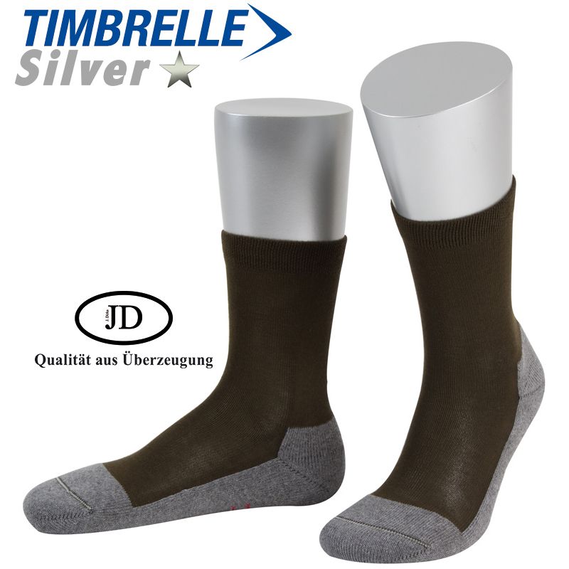 Clima - Jagdsocke COTTON mit Wirkstoff Silberchlorid Anthrazit / Oliv