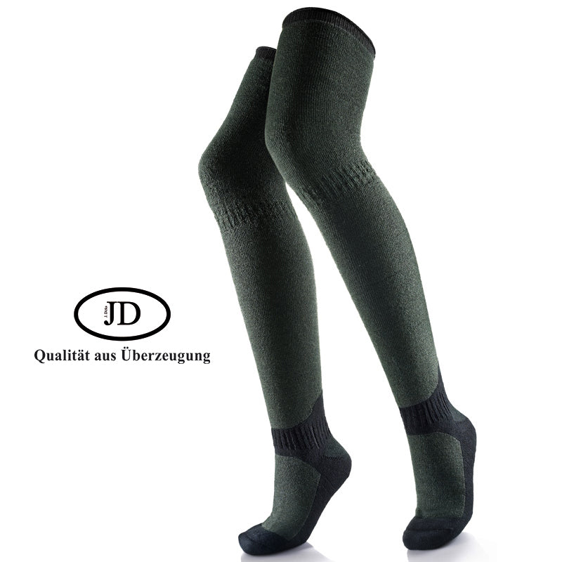 Jagd Funktions - Ansitzstrumpf 50% Merino Wolle Funktionsstumpf